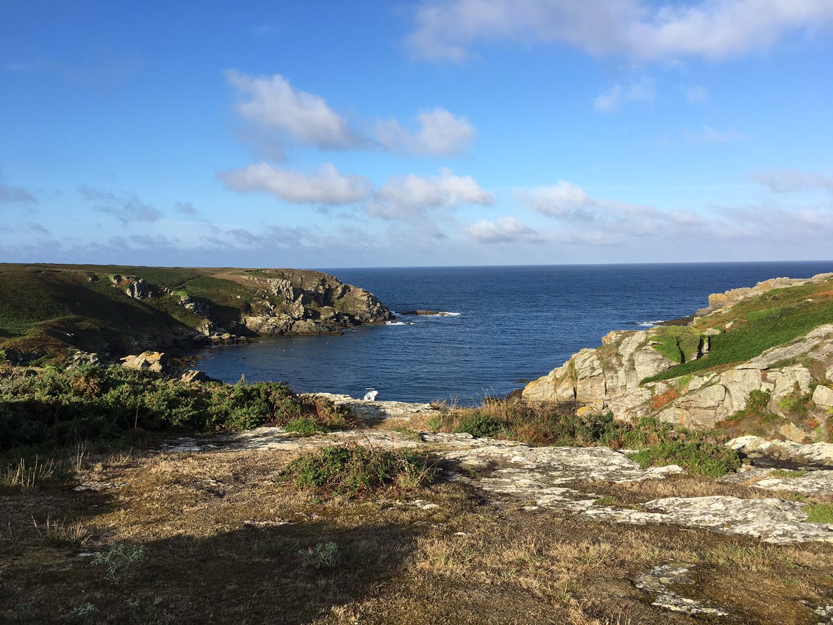 discovergroix's tweet photo. Best way to start the week : an early morning walk with this view as a reward ! 🏃🏻‍♀️#groix #portsaintnicolas #miamorbihan #britanny #island https://t.co/aR0IMwQPiv