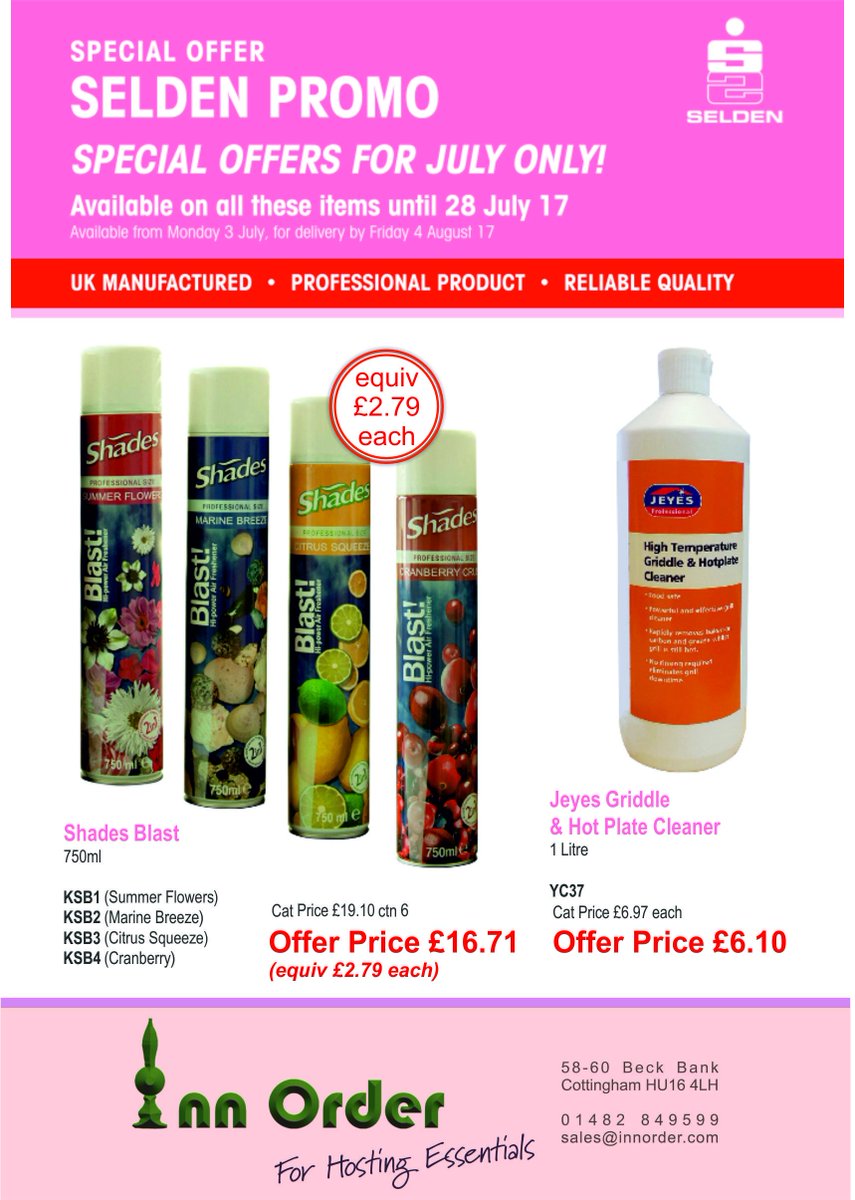 InnOrder1's tweet photo. Smell the discount! https://t.co/k2dRXz9ZzE