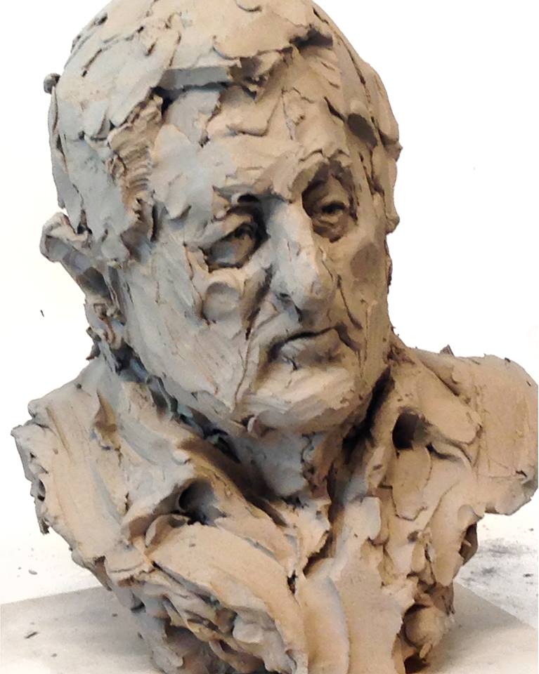 kinderwerken's tweet photo. Portret Franklin Kater gemaakt door Mooniq Priem #Sculpture #klei #Portrait #snelschets https://t.co/9i1dVlrNhA