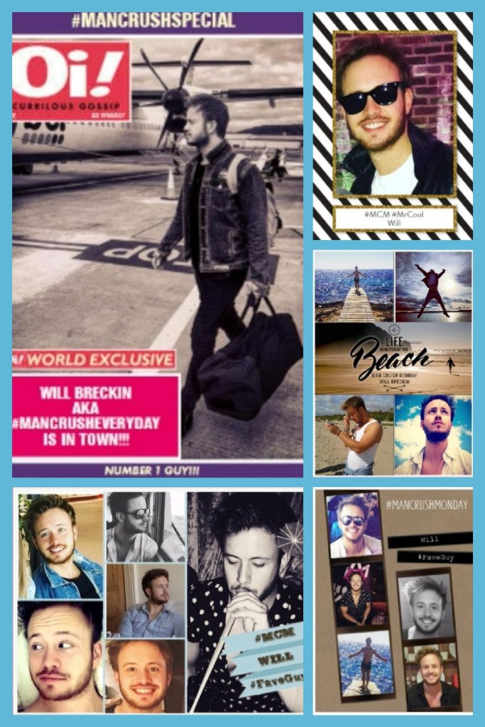 Cat_J_Parry's tweet photo. First #MCM tweet of the summer hols...😍 @WillBreckin 💙 Lots of love from me &amp; @sarah80sgirl Xx 😘😘 #OurFaveGuy https://t.co/iM5uy9xr31