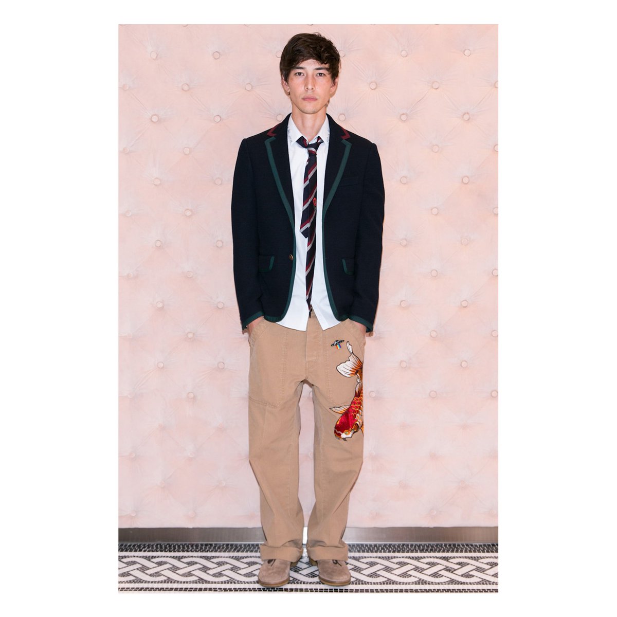 gucci's tweet photo. In #GucciPreFall17 and #GucciFW17, #HikariMori, @mggyy, Sen and Shisyu at the opening party of the newly renovated #GucciGinza flagship. https://t.co/rw0gjbBre9