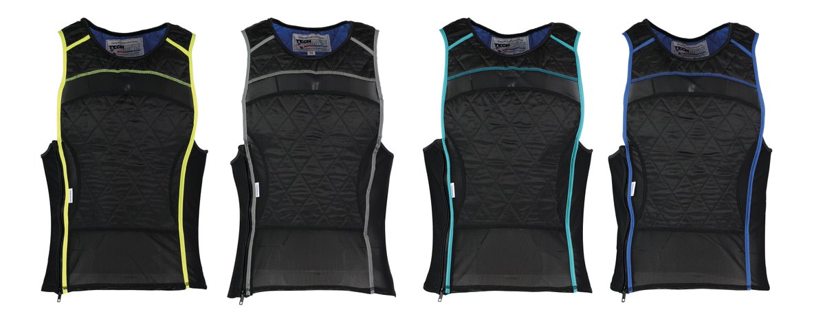 THORZTEUROPE's tweet photo. NEW machine washable cooling vests! Cools for 5/10hrs at 8/12˚c cooler than outside temp! #keepmecool #coolingvest #heatstress #summer #hols https://t.co/SXYTpoYGI2