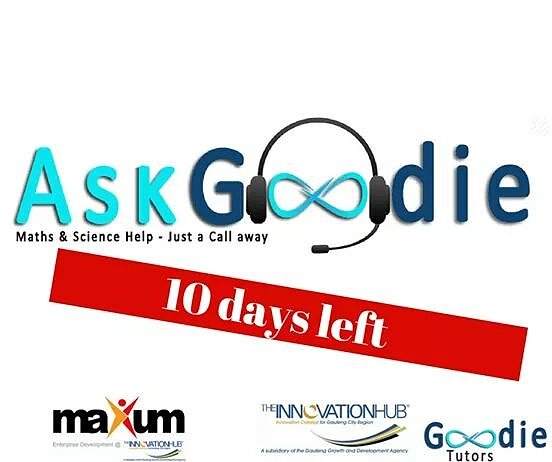 AskGoodie - 24/7 Toll-Free Maths &amp; Science Helpline 😊
askgoodie.co.za
 @goodie_tutors <a href="/InnovHub/">@Innovhub</a> <a href="/MaxumConnect/">Maxum</a>