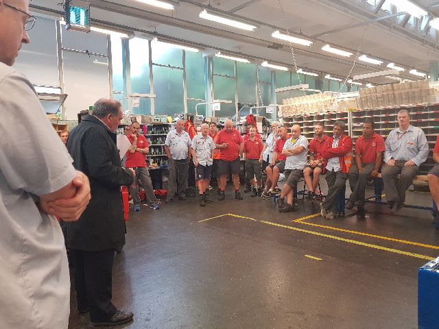 PMalyan's tweet photo. #BarryJennings Div #NHCPostal #RickyJewel #MarkKusetta sub IR #BarnetDO members supporting #FourPillars @CWUnews https://t.co/yUhrGYF4XO