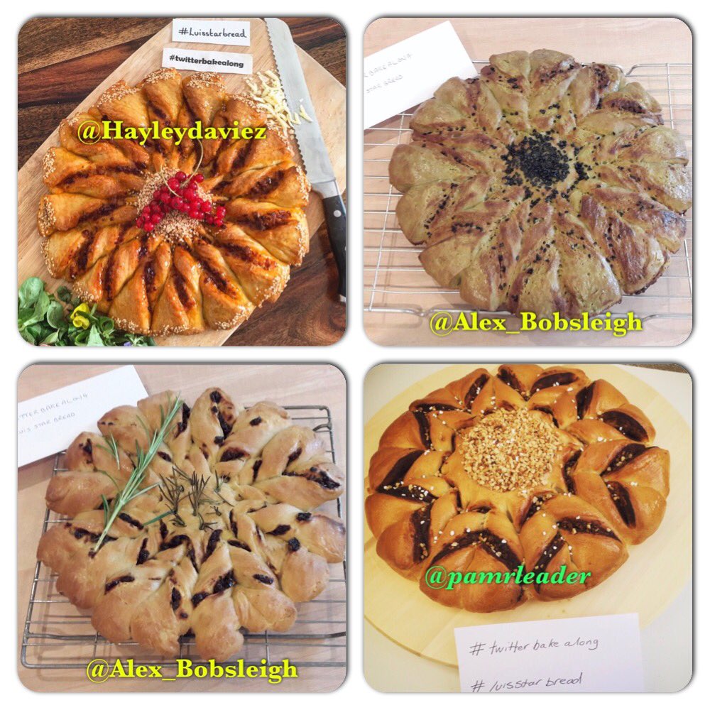 Rob_C_Allen's tweet photo. #MondayMotivation in the form of @luistroyano Star Breads from #TwitterBakeAlong bakers. #bakeitgreat https://t.co/714DXQUiTL