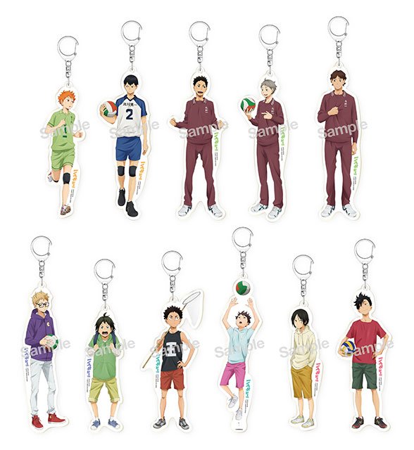 ハイキュー　全身　アクリルキーホルダー　思い出　全11種セット　フルコンプ　幼少 アニメイトオンラインで予約開始！ ハイキュー!! 思い出 全身アクリル