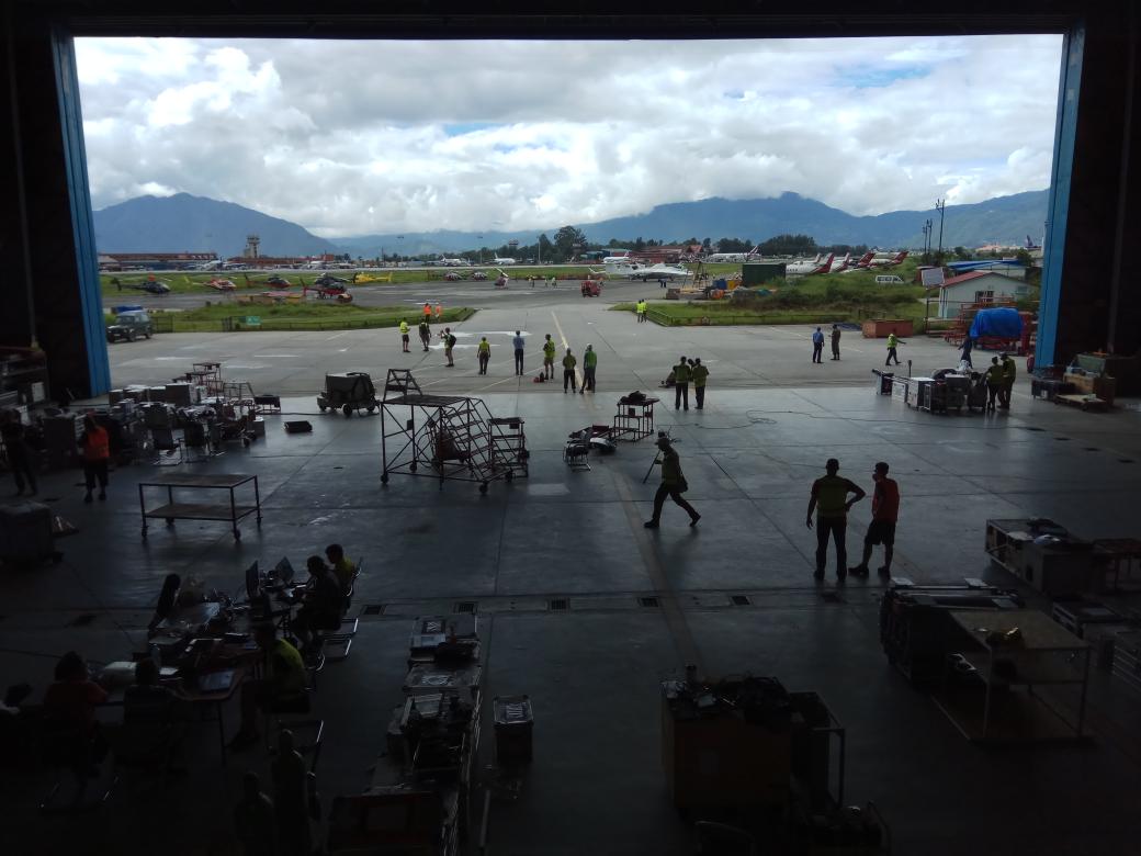 Aeroashish1's tweet photo. #M55 #Geophysic rolled out from Hangar for #Stratoclim https://t.co/1WILMI8MdY