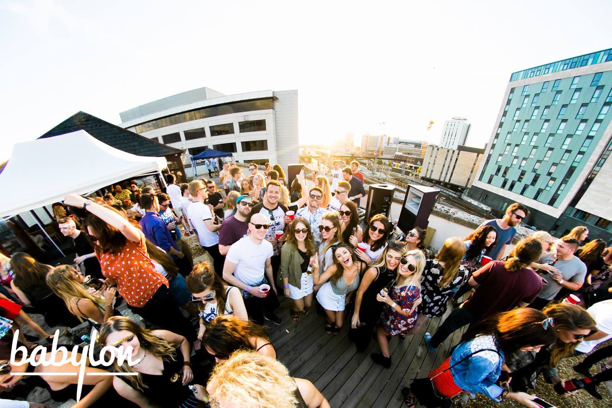 BabylonCardiff's tweet photo. Rooftop news on its way... 🤘🏻☀️ https://t.co/TYP0UP1t1b