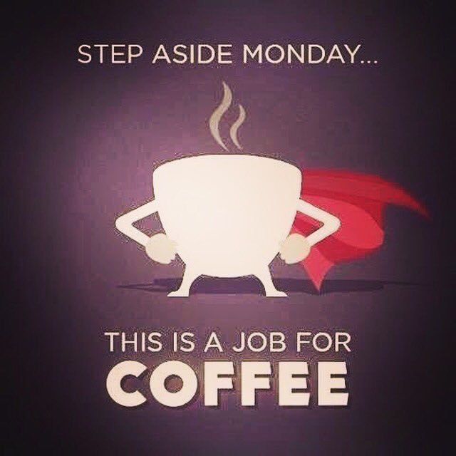 Coffee-The superhero for everyone's Monday! #monday #mondaymorning #coffee #superhero #200degs #200degscoffee #rye #ryecafebar #beeston #ng9