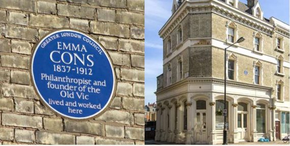 MarbleArchLDN's tweet photo. Today we're honouring #EmmaCons, founder @morleycollege @oldvictheatre & past #Marylebone resident https://t.co/WoPsRDLZUR https://t.co/V2FoL5sib7