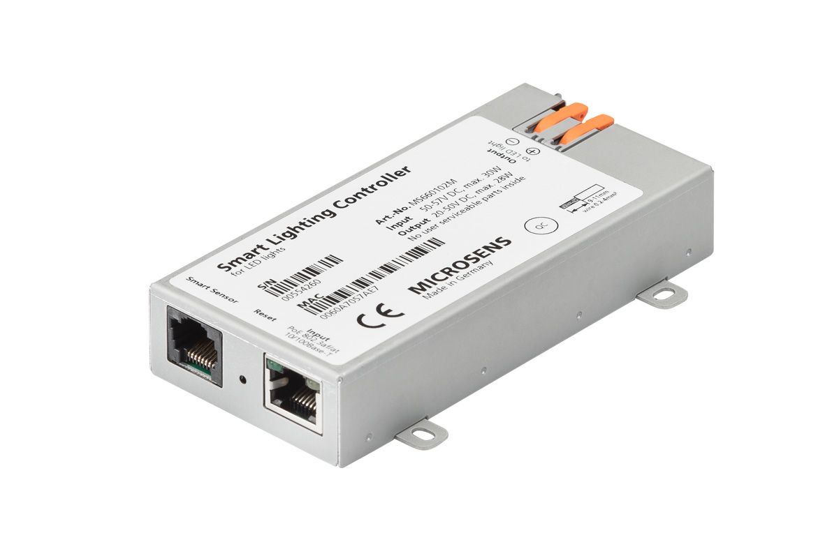 IEBook's tweet photo. New Microsens controller regulates #IPLighting LEDs and provides up to 28 W of power via PoE+ https://t.co/tHqqQzRyG0 https://t.co/uPszRC6acC