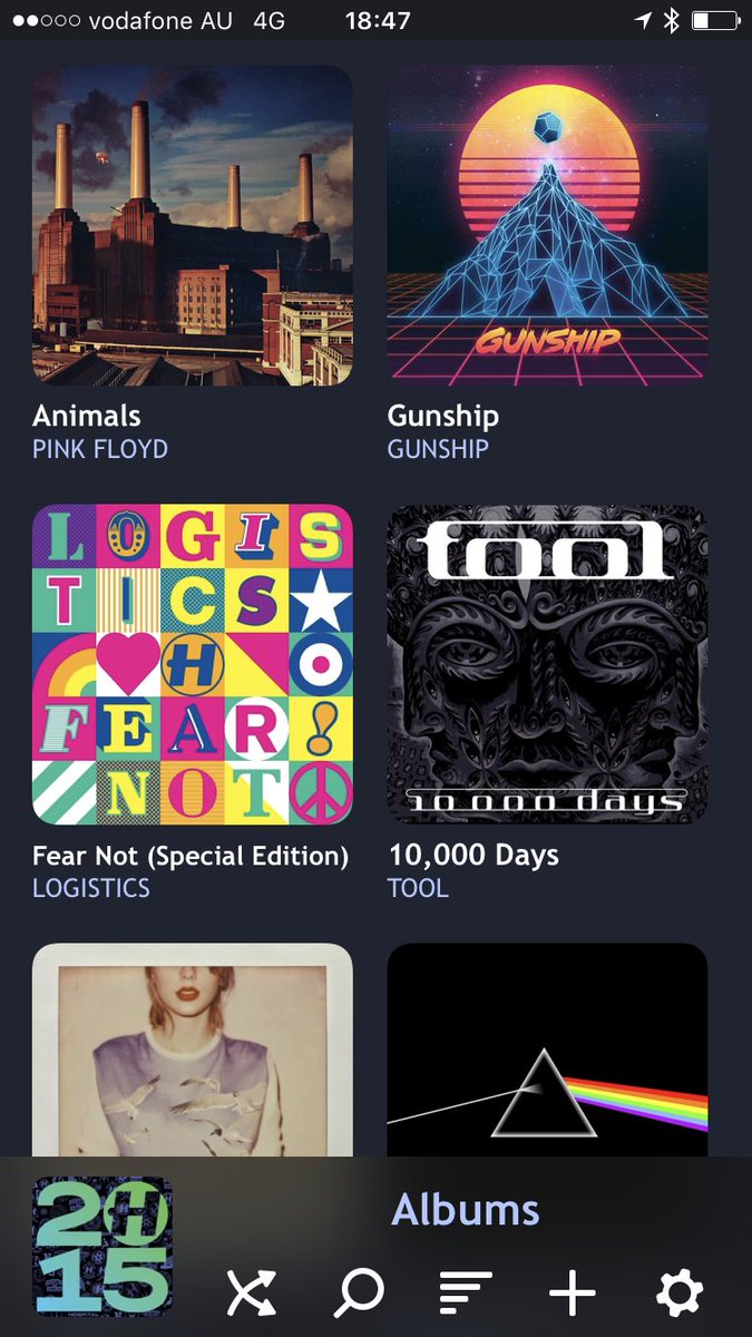 HarkenForiPhone's tweet photo. Sort by most played. What are your favourite albums? #music #indiedev #iosdev https://t.co/dd7fQixKmy @GUNSHIPMUSIC https://t.co/7mlSYS7vYa
