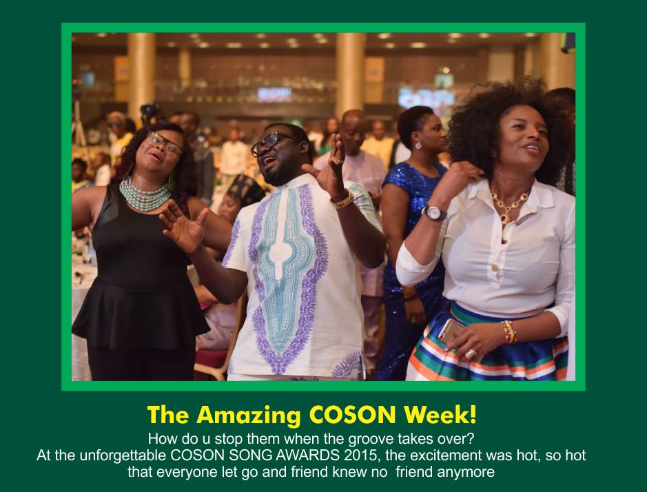 topsltdng's tweet photo. COSON WEEK 2017
OCTOBER 27 – NOVEMBER 3 
UNMISSABLE!
FLASH BACK TO THE PAST COSON WEEK EVENT.
@seyiallen @Tonyokoroji @COSONNG @COSONWEEK https://t.co/YdEuV9S3cY