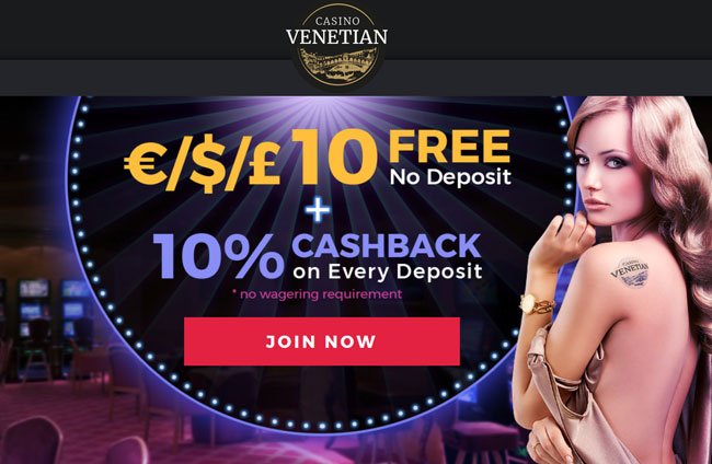 Casino Venetian no deposit bonus