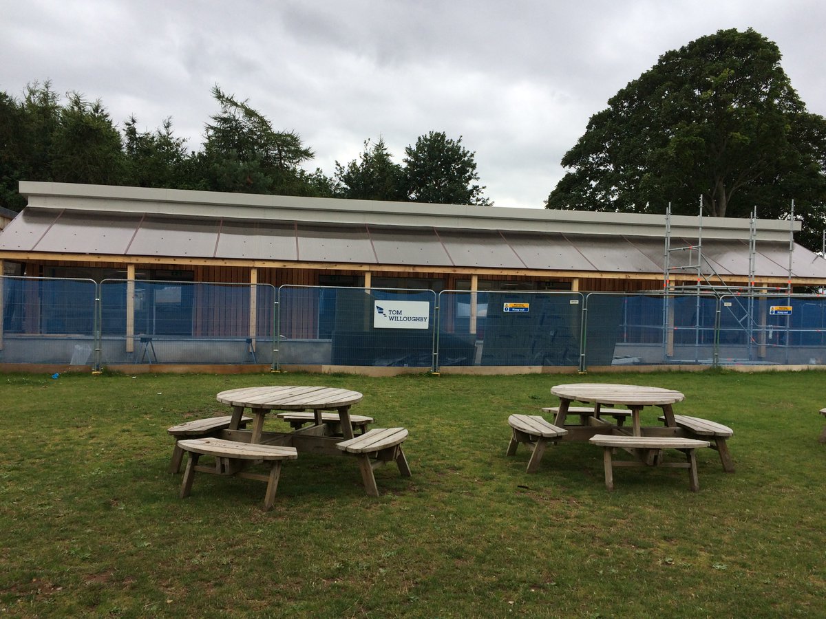 TomWilloughbys's tweet photo. Only a few weeks left at Cundall Manor School @CundallManor and the extension is starting to come together now #schoolextensions https://t.co/Zp9HamHF9c
