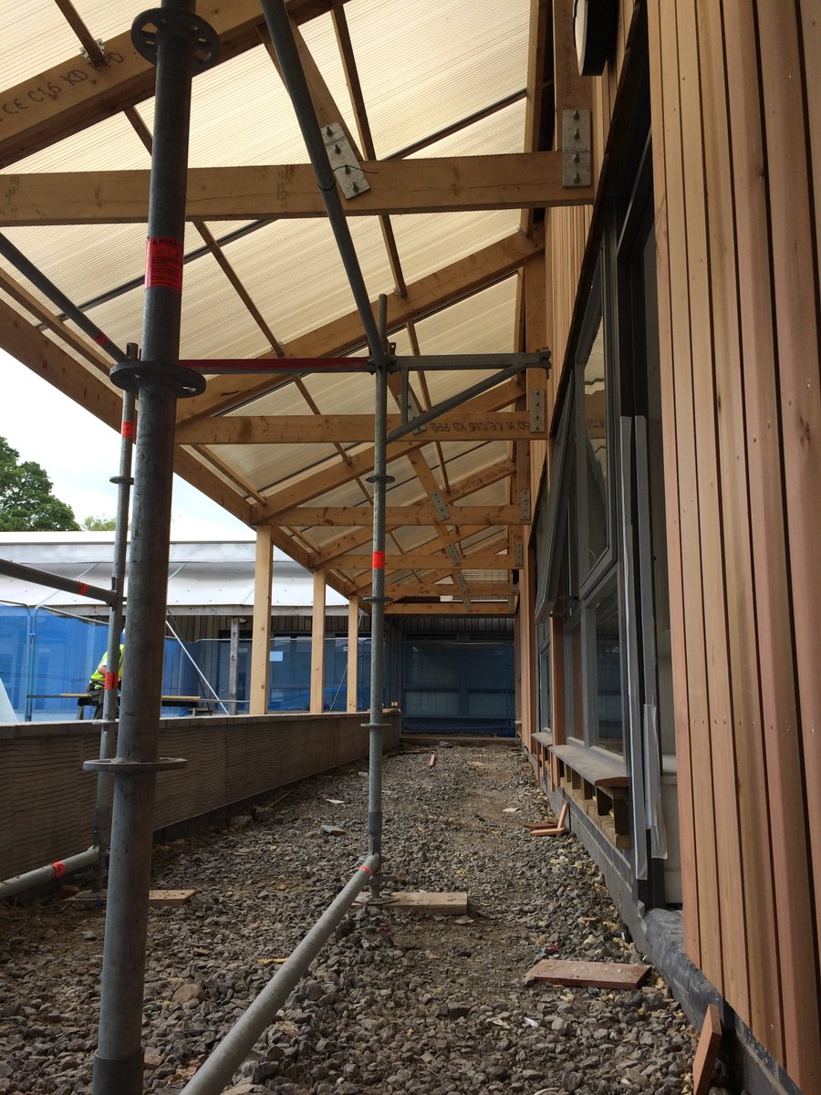 TomWilloughbys's tweet photo. Only a few weeks left at Cundall Manor School @CundallManor and the extension is starting to come together now #schoolextensions https://t.co/Zp9HamHF9c
