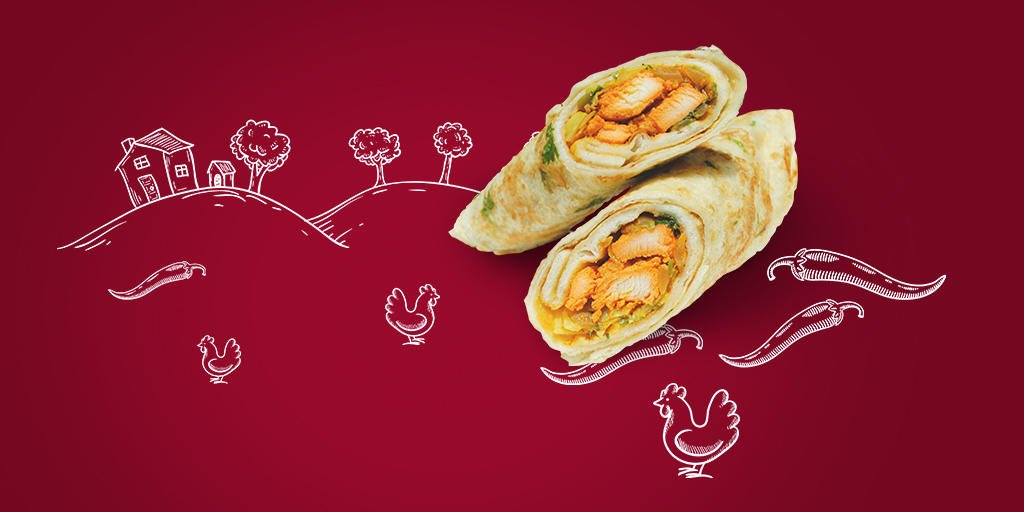 CostaCoffeeOman's tweet photo. Hot &amp; Spicy! The chicken tandoori wrap will tingle your tastebuds #CostaCoffee 
  حار! سوف يدهشك طعم راب دجاج التندوري #كوستا_كوفي https://t.co/RH3VPD7iql