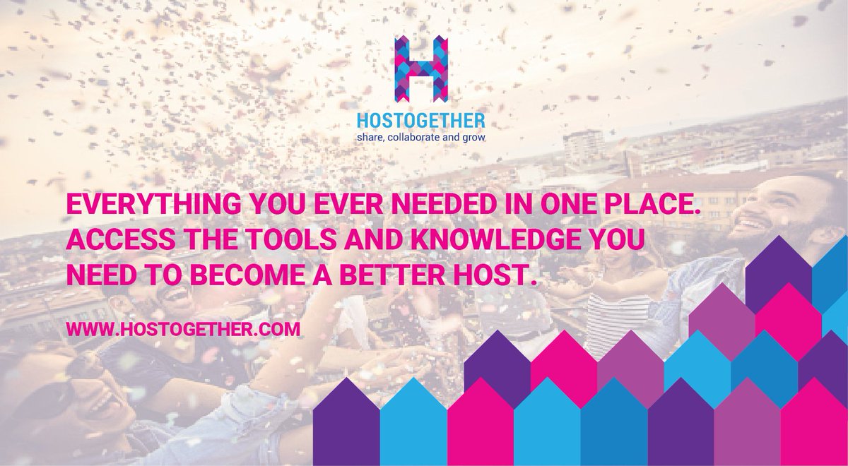 Hostogether's tweet photo. Become a better host.
#hostogether #community #share #collaborate #grow https://t.co/YXVz47YPo5