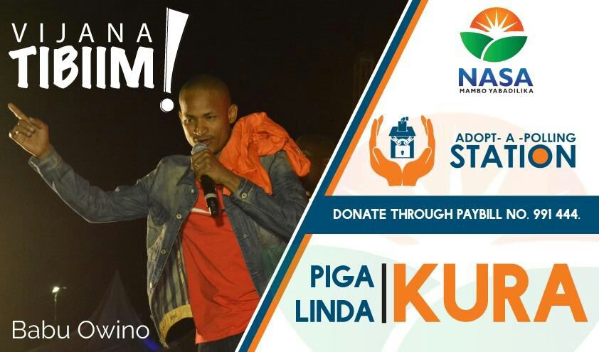 Lets adopt a polling station to secure NASA presidency #RailonzoNaneNane