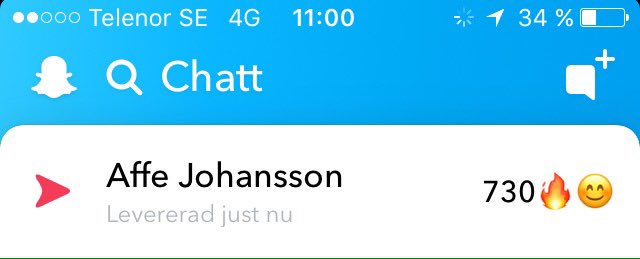 Där är han ju!! 2 år snapstreak och vi fortsätter mot 5 år! 🤙🏻 <a href="/Affejohansson7/">Alfred Johansson</a>