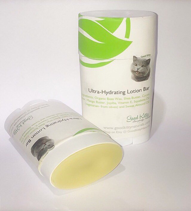 GoodKittyNats's tweet photo. Solid Lotion Stick, Moisturizing Body Bar. Organic & Natural Hydr… https://t.co/lKErgf2NF8 #Handmade #SolidLotionBar https://t.co/gnMWzQOnqT