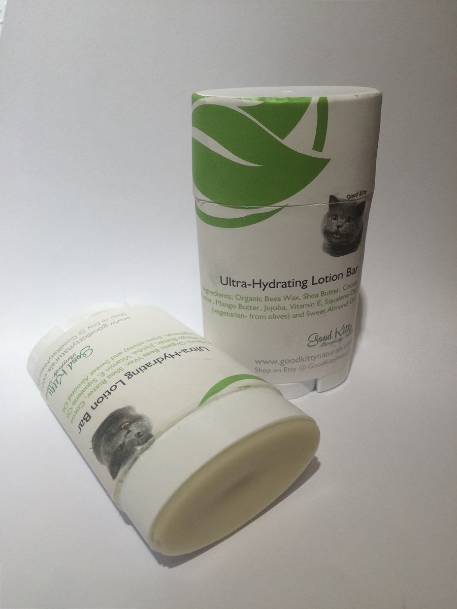 GoodKittyNats's tweet photo. Solid Lotion Stick, Moisturizing Body Bar. Organic & Natural Hydr… https://t.co/lKErgf2NF8 #Handmade #SolidLotionBar https://t.co/gnMWzQOnqT