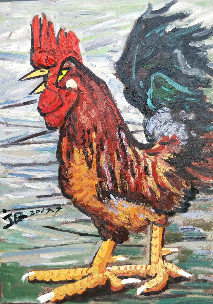 CongJiquan's tweet photo. a young rooster https://t.co/rUFk1m5D6r