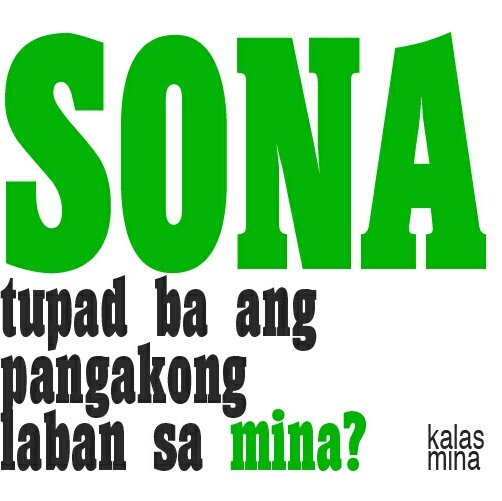 KALASMINA's tweet photo. Since he failed to secure Ms. Gina Lopez' confirmation as environment secretary, President Duterte has been shaky on his stand against... https://t.co/9WTaW3tWMH