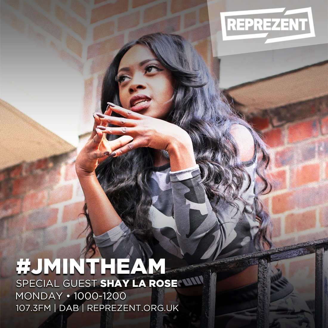 ReprezentRadio's tweet photo. 10:00-12:00
#JMINTHEAM with @jaymcgregor_
Special guest @iamshaylarose
๐ป: 107.3FM | DAB | https://t.co/FganyMhOqb https://t.co/vNHtdYDZHa