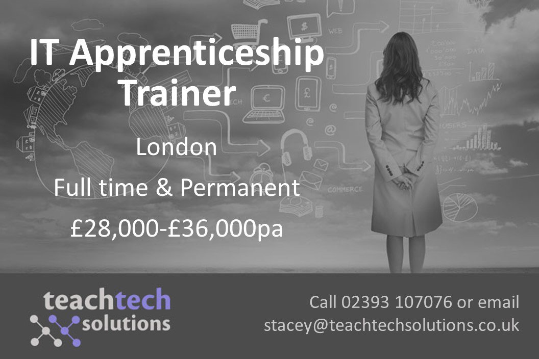 StaceyTeachTech's tweet photo. @TeachTech_UK #teachtech #apprenticeships https://t.co/1q3iMigr9w