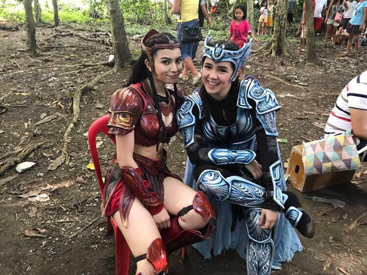 MulawinVRavena's tweet photo. BTS: Handa na sina Pirena at Lira sa kanilang pagbisita sa Avila!

#MulawinVSRavena #Encantadia #MVRSorpresa https://t.co/QTRVVRqgkd