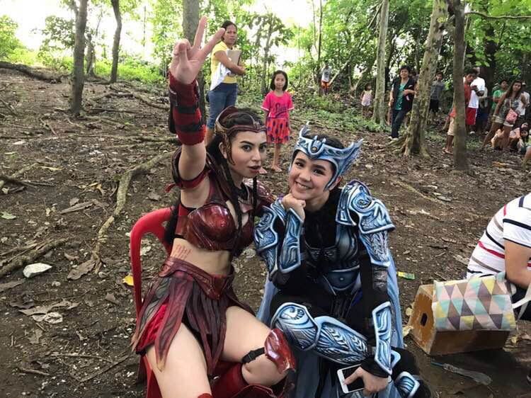 MulawinVRavena's tweet photo. BTS: Handa na sina Pirena at Lira sa kanilang pagbisita sa Avila!

#MulawinVSRavena #Encantadia #MVRSorpresa https://t.co/QTRVVRqgkd