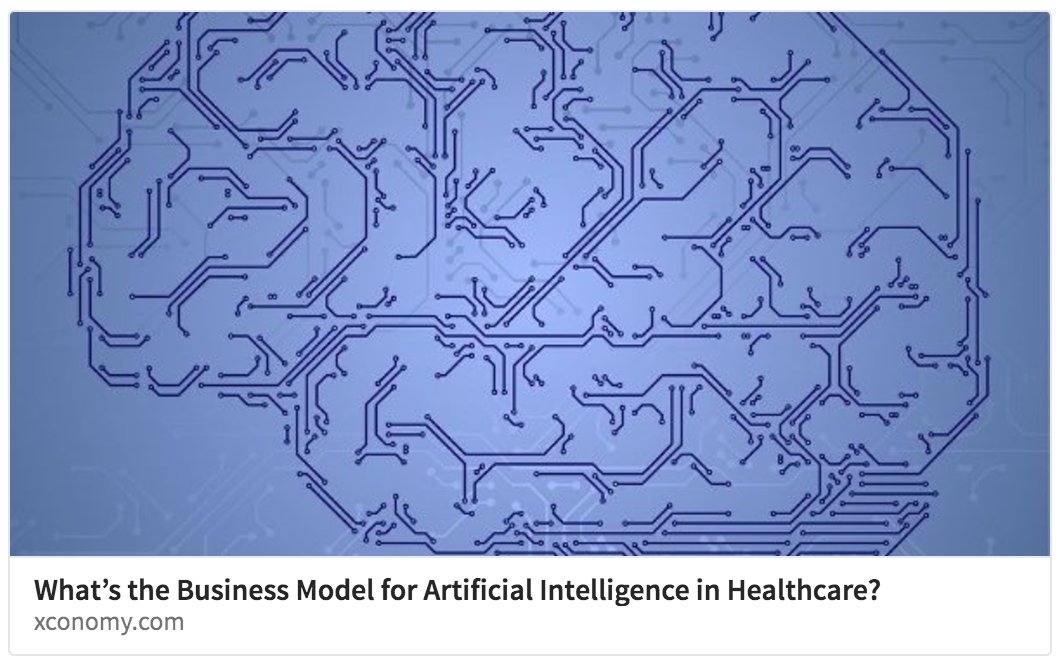GreyGreenMedia's tweet photo. https://t.co/N64Aoo8Q6b "If ever there was a sector in need of transformational disruption, it would be healthcare" @Xconomy #AI https://t.co/o7JWBFvygP