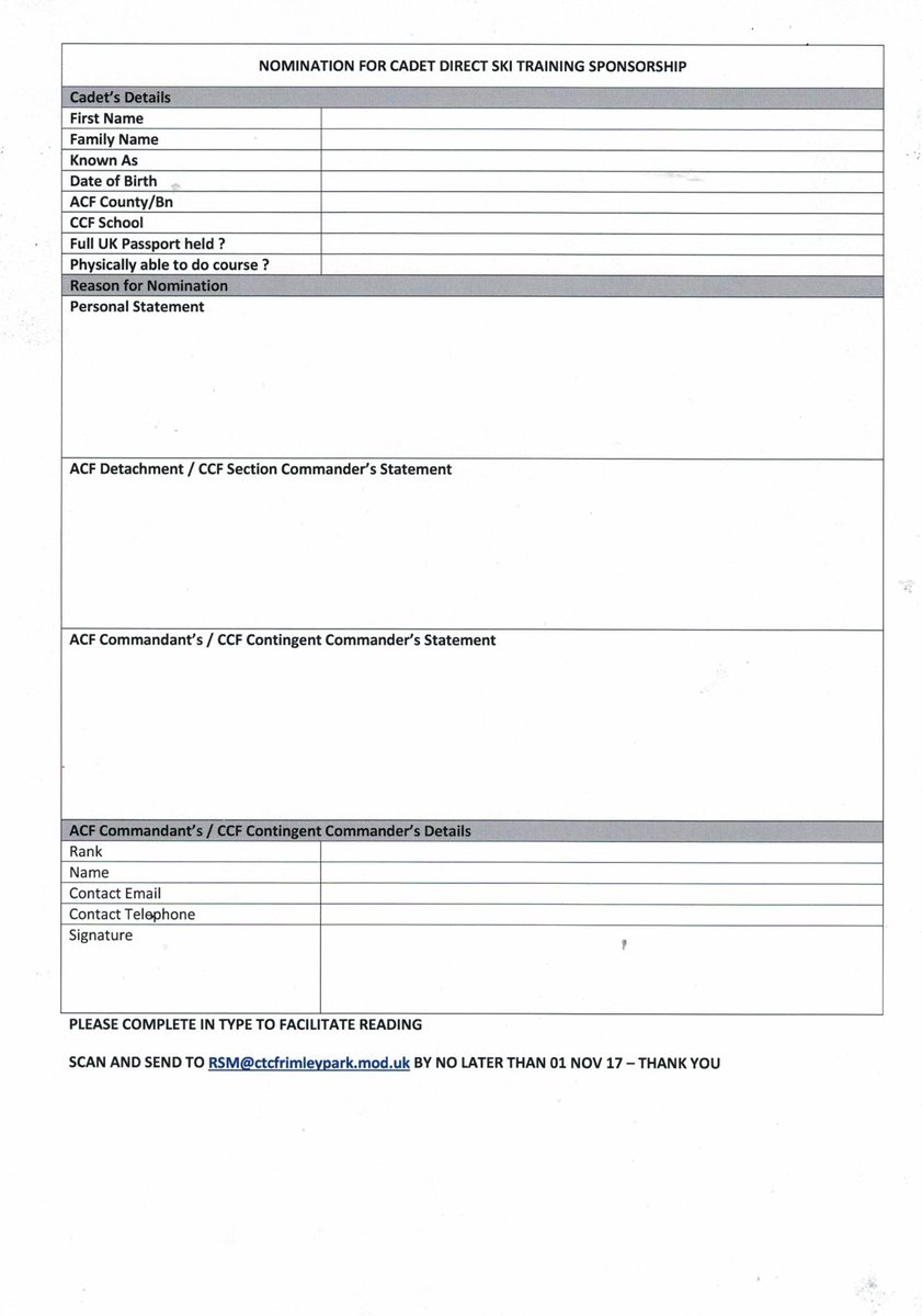 CCATCapelCurig's tweet photo. Cadet Direct Sponsorship for Cadetski Bavaria Feb 2018 see attached information https://t.co/aIh0qr1pY7