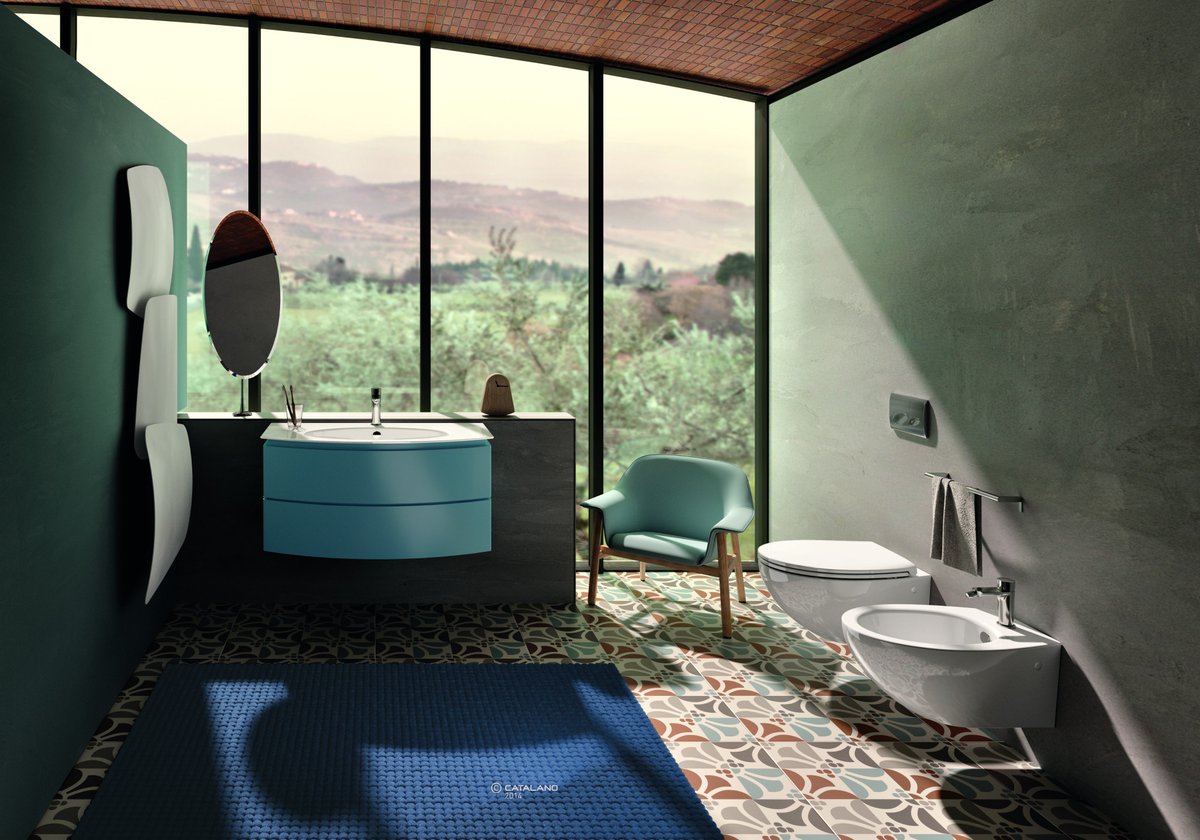 CatalanoCeramic's tweet photo. HARMONY &amp; BEAUTIFUL ONLY #MADEINITALY. 
Velis Collection➡ https://t.co/Ark8605K2Y #bathroomdesign  #italiandesign https://t.co/EfmPiq38kF