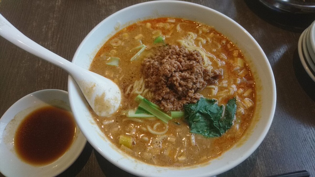 ট ইট র 渡邊 博光 東陽町の中国料理 好好で 担々麺 焼餃子 ライス 久々だと思ったら 8ヶ月ぶりだった 月日の流れるのは早いなぁ
