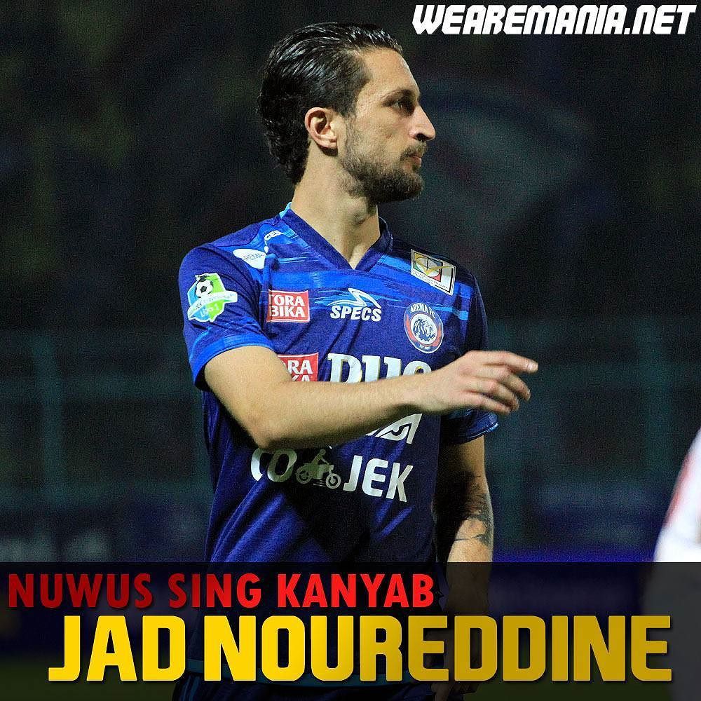 Nuwus sing akeh Jad Noureddine! #Arema #Jad #Transfer