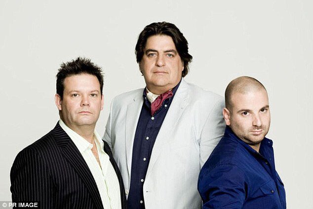 GoodFoodAust's tweet photo. Flashback image of @MattsCravat @GaryMehigan &amp; @crispy @gcalombaris #MasteChefAU everyone's a winner in this pic really. https://t.co/GSjllCATNw
