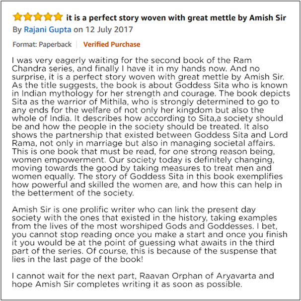 TeamAuthorAmish's tweet photo. Thank you #RajaniGupta for this wonderful review. Keep sending your reviews &amp; I’ll share the best ones. 
Order here: https://t.co/8KAlPD5hpW https://t.co/y50AdEKEv9