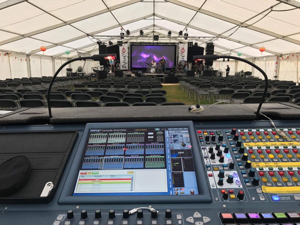 D3ChurchAV's tweet photo. Excited to be at @TFSRefuel all this week! Pictured is Mark sound-checking for Canadian worship leader and song writer @briandoerksen https://t.co/PvH5Biu6hY
