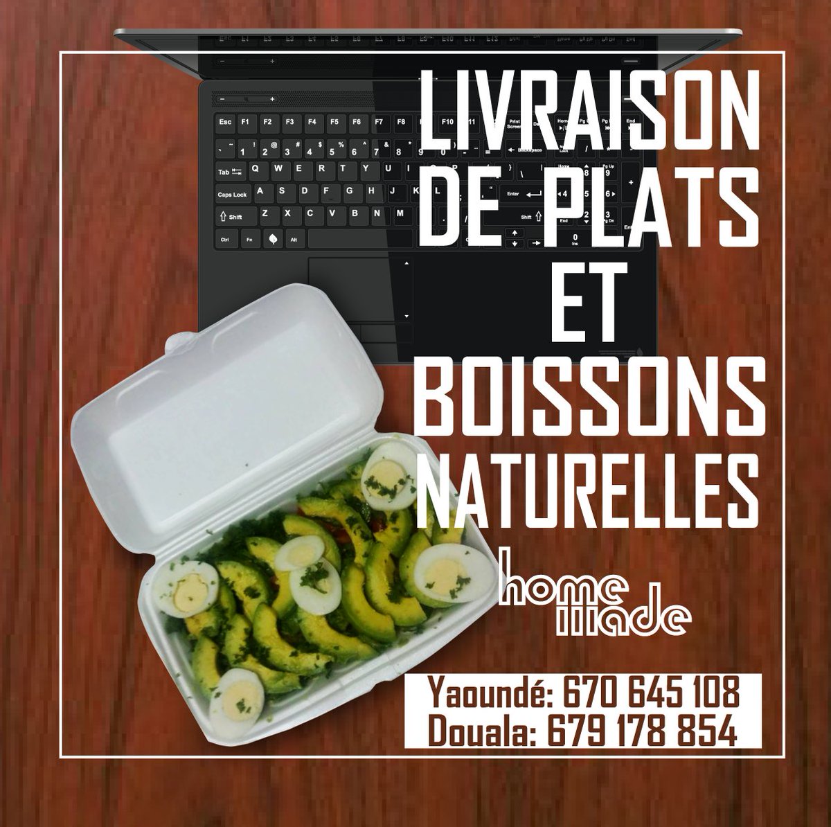 237homemade's tweet photo. Des repas et des boissons naturelles propos��s à Yaoundé et à Douala.
Au bureau ou à domicile, selon votre régime 🍱🍹
#HomeMade237 #Food https://t.co/eJANKAibPB