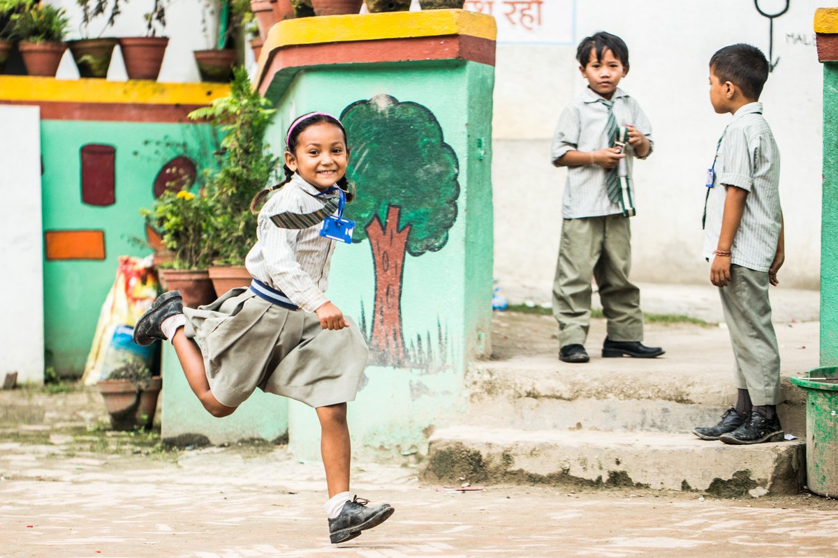 ADB_HQ's tweet photo. Retrofitted schools in #Nepal keep students and communities safe https://t.co/tohukzDReS #BuildBackBetter #QuakeProof https://t.co/NQLg0CB7Sw