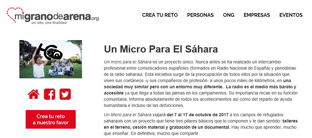 Microparasahara's tweet photo. La financiación es necesaria para viajar al #Sahara y realizar nuestros proyectos allí. Por eso, pedimos tu ayuda. https://t.co/55JPD9fjDS https://t.co/oLs7kKuT3K