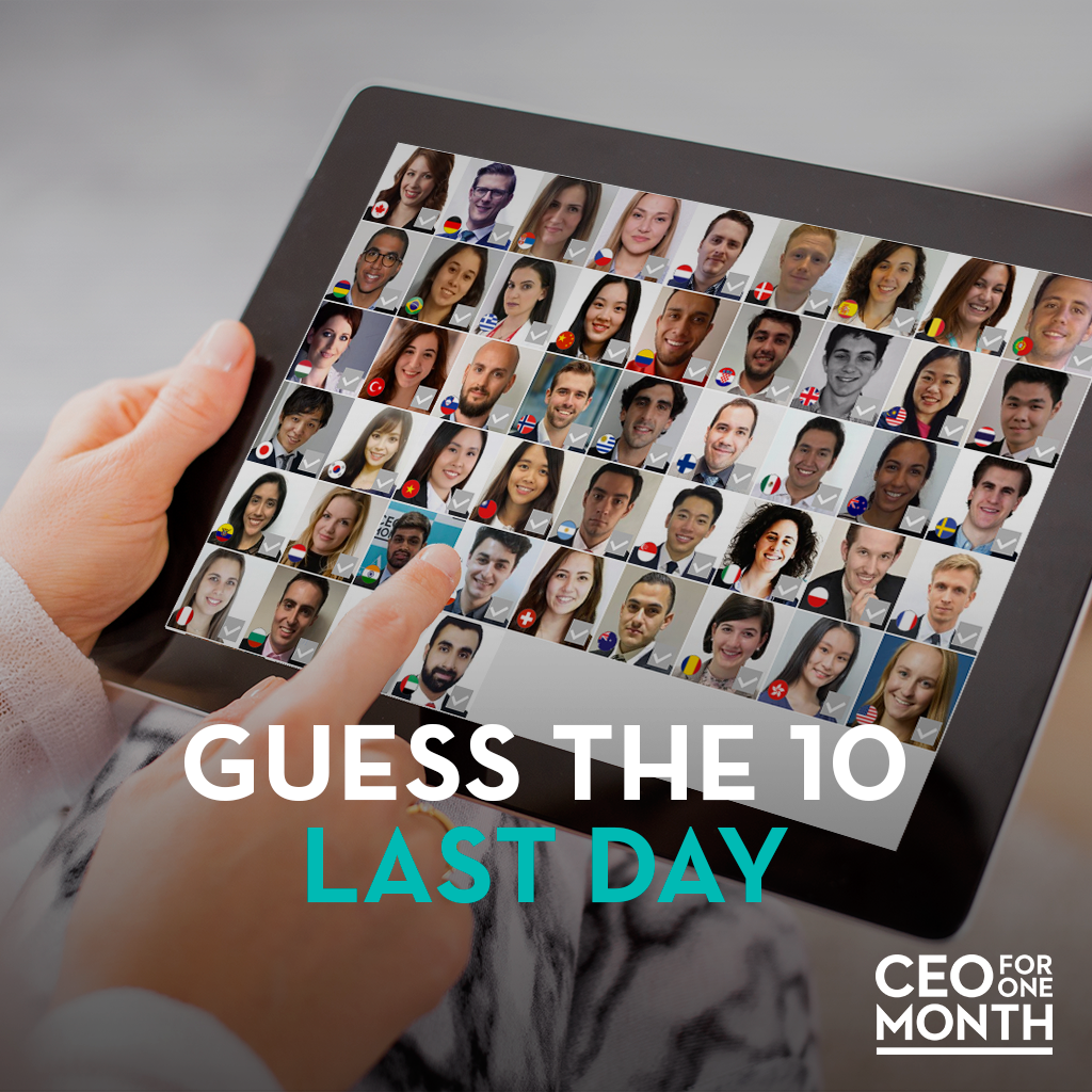 CEOfor1Month's tweet photo. Last day to "Guess The 10" for a chance to win 2.000€! More info here ➡ https://t.co/l9nBm8nVtL https://t.co/HZftoM0I38