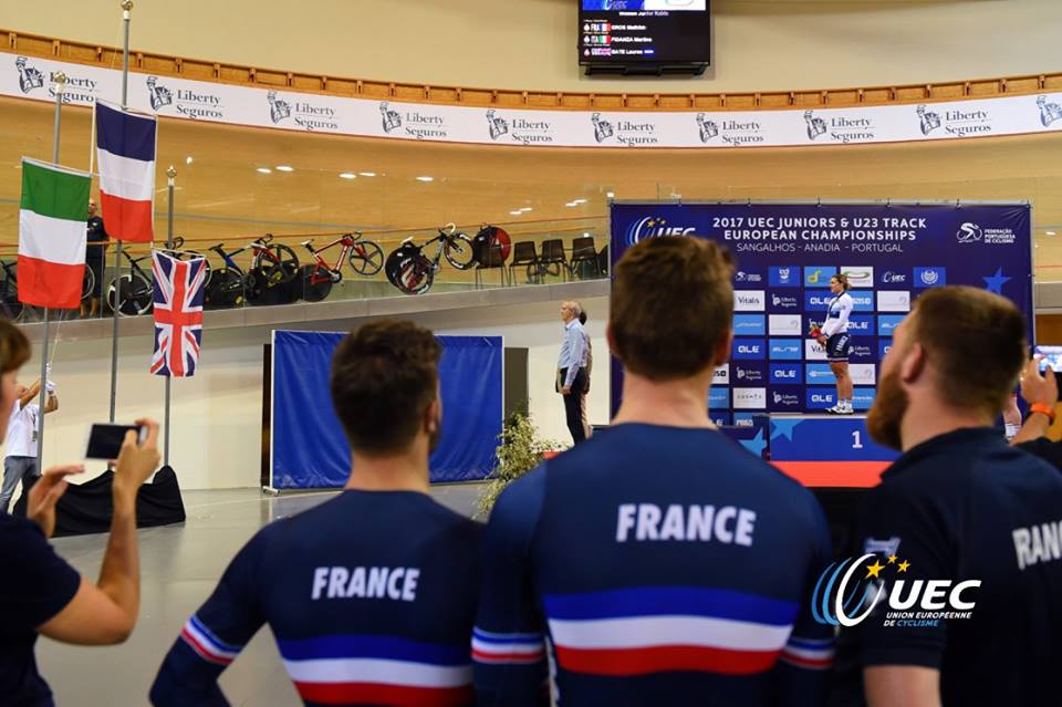 L'Équipe de France repart avec 5️⃣ titres, 1 🥈 et 4 🥉 des Championnats d'Europe Espoirs et Juniors Piste ! #EuroTrack17

📷 <a href="/UEC_cycling/">UEC Cycling</a>