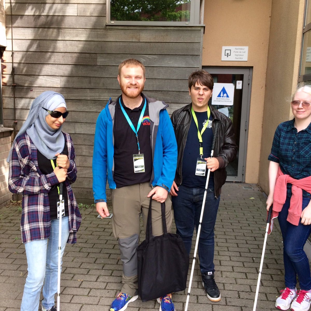 ICCBelgiumOrg's tweet photo. All participants have arrived yesterday, let's get started! 😊 #ICC #international #summercamp #communication #technology #visuallyimpaired https://t.co/F9yjwY570v