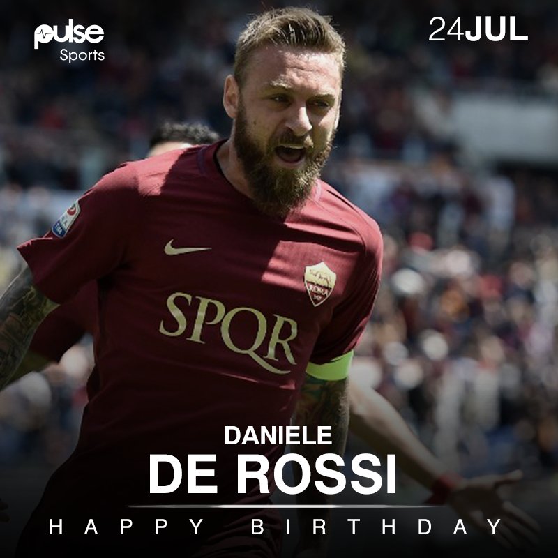 Happy 34th birthday Daniele De Rossi! 