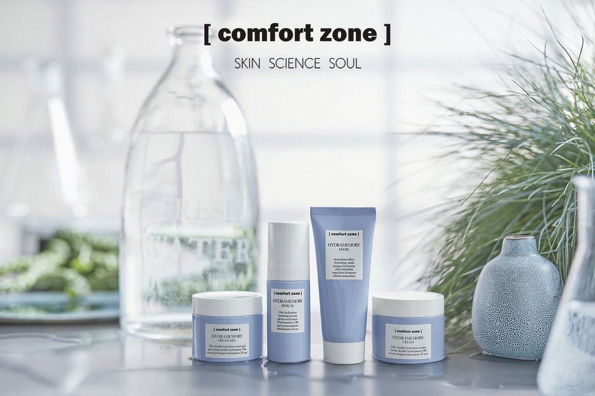 ComfortZoneEs's tweet photo. Consigue una hidratación inmediata y prolongada 24 horas con #Hydramemory #cuidatupiel #comfortzone https://t.co/6Vutaw9EdS