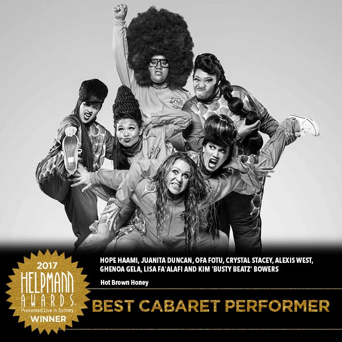 HelpmannAwards's tweet photo. And the winner is…Ceremony broadcast live on Foxtel Arts! #Helpmanns@hotbrownhoney https://t.co/XC2aVWomsa