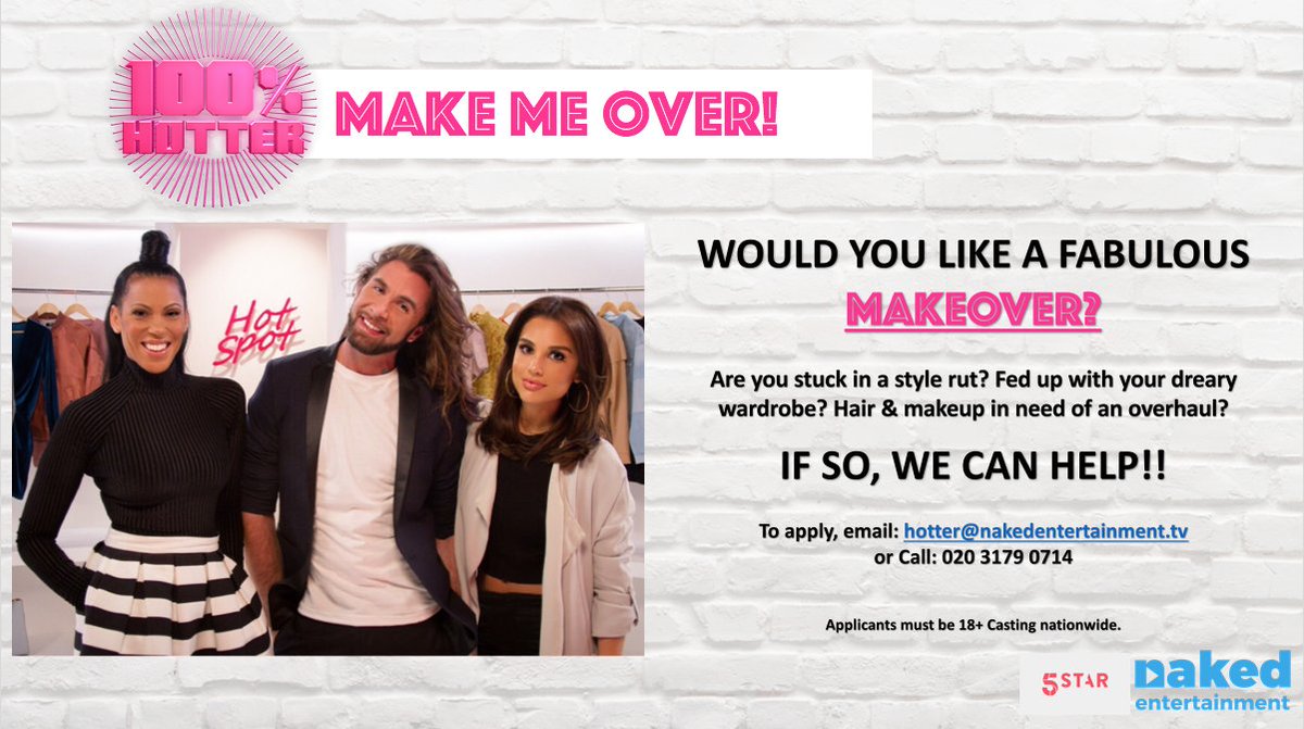 How's about a FREE makeover for some #MondayMotivation?! If you would like help from our experts, get in touch today! (See flyer for info)